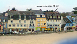 Crozon - Morgat T2 PLEINE VUE MER - L'appartement � Morgat