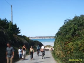 à 100m de la plage - Camping de la plage de Goulien - Finistere - Bretagne