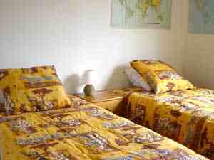 location chambre supplémentaire avec lits jumeaux, Presqu'ile de Crozon, Finistère