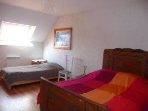 Telgruc - G�te de Kerdrein - Chambre 2 lits � l'�tage