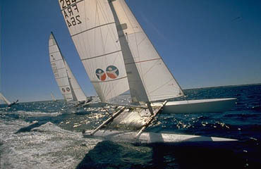 Lanveoc, mer, voile, en tornado