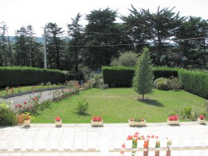 Rosnoen - Maison  Rosnon - Espace vert (vue depuis la terrasse)