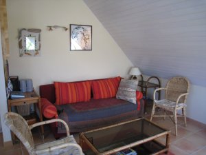 Crozon - Maison du Portzic - Partie s�jour avec TV