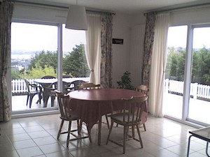 Camaret - Maison vue sur mer - Salle � manger avec vue sur mer