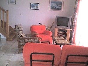 Camaret - Maison vue sur mer - salon tv/tnt/lect dvd
