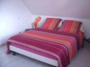 Camaret - Maison all�e des Ch�nes - Chambre avec lit 2 places