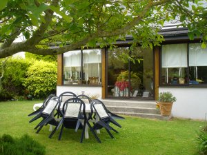 Camaret - Maison du Grouanoc'h -  Vranda donnant sur le jardin