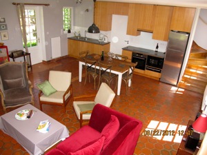 Crozon - Maison � l'�le Vierge**** - Salon Cuisine