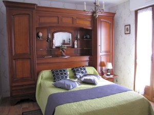 Crozon - Maison de Kersigu�nou - Chambre avec lit 2 places