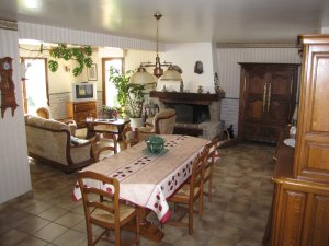 Crozon - Maison de Kersigu�nou - Grand salon / Salle � manger