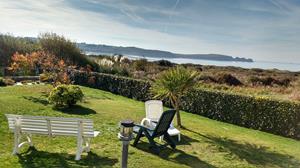 Crozon - Maison de Kersigunou - Jardin vue mer