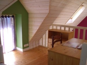 Crozon - Maison Morgat Plage 25m - bureau mezzanine