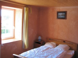 Telgruc - Maison de Pen-ar-Hoat - Chambre avec lit 2 places  l'tage