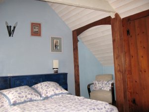 Crozon - Maison au Portzic - Chambre  l'tage - 1 lit 140