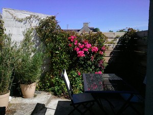 Camaret - Maison rue des Celtes - Petite cour ferme  l'arrire