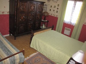 Camaret - Maison rue Charcot - Grande chambre avec 2 lits