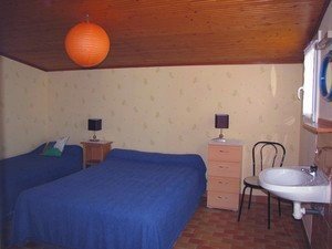 Telgruc - Maison rue Luz�oc - Chambre avec lit 140 et lit 80