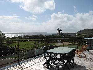 Telgruc - Maison  Trez-Bellec - Terrase, vue mer et raz de Sein