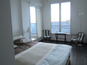 Crozon - T3 � Morgat (n�13) - Chambre avec 1 grand lit