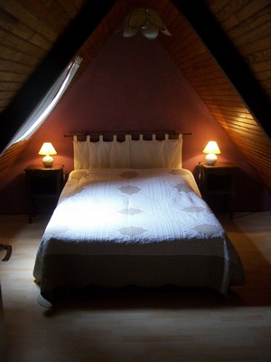 Crozon - Penty de Kron (4p.) - Chambre avec un grand lit