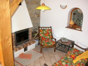 Camaret - Penty de Kerloc'h - Salon avec chemin�e