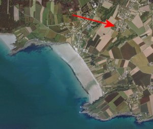 Telgruc - Penty � Luz�oc - Proche des plages (vue Google Maps)
