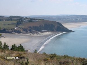 Crozon - Penty de St-Gunol - Plage de Postolonnec  1km