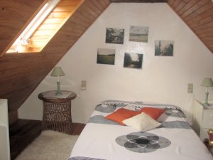 Crozon - Ti Glaz Bihan - Chambre avec lit 2 places � l'�tage