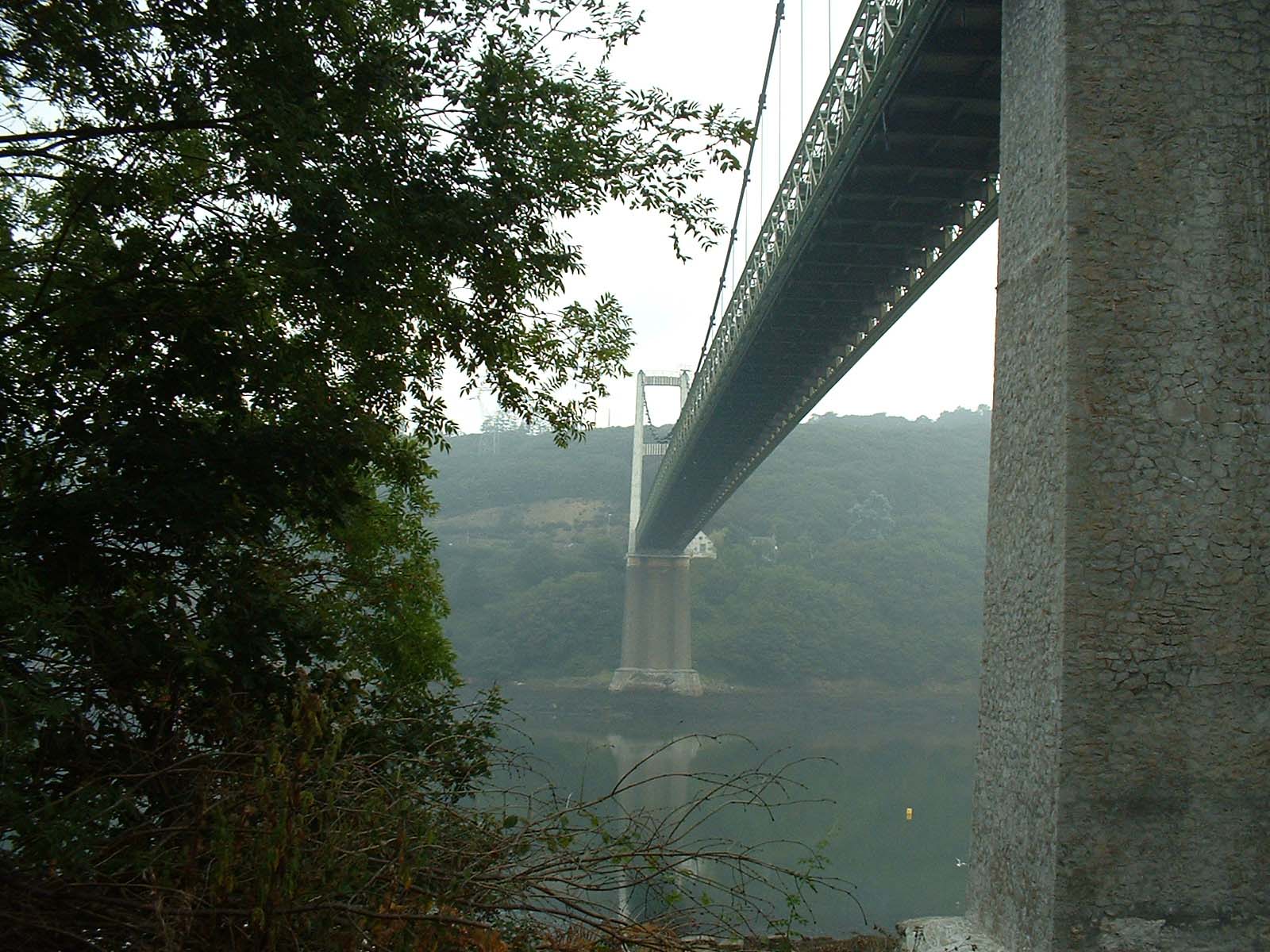 Le Pont de Trnez en 2002 - entre de la Presqu'le de Crozon en venant de Brest, Photo Rmi Piette