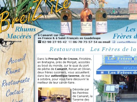 Finistere, Bretagne, Restaurant  Camaret, Presqu'ile de Crozon, Taverne du poisson, des epices, de l'Ocan