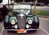CROZON, vhicule de collection : une belle DELAHAYE des annes 50