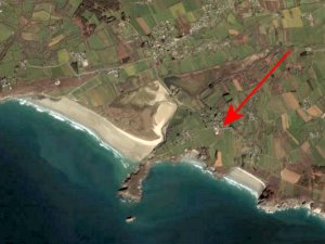 Crozon - Penty du Vniec - Proche des plages (vue Google Earth)
