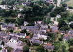 Roscanvel, Presqu'ile de Crozon, vue aerienne de la place