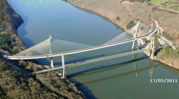 Pont de Trnez au 17/02/11 (inaug. 16 avril 2011)